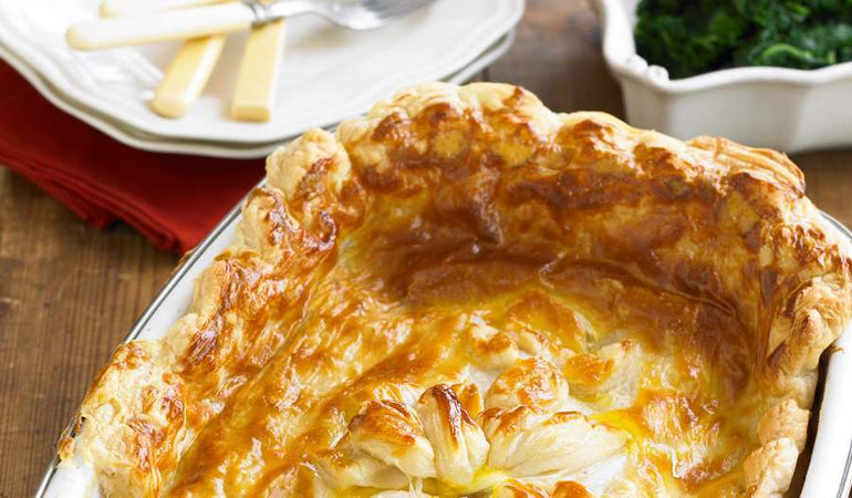 Chicken, Leek & Mushroom Pie