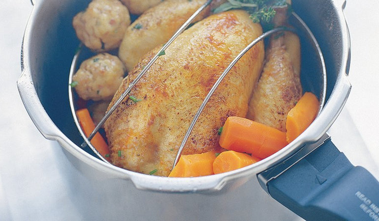 Chicken with Bacon Dumplings