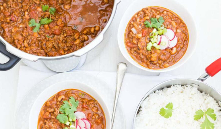 Pressure Cooker Pumpkin Chilli