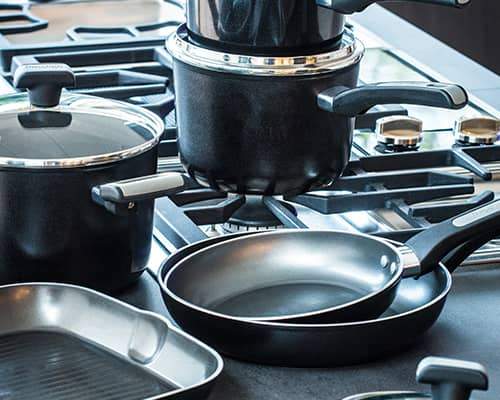 prestige's classic non stick range includes both aluminium and stainless steel pans. All our pans are PFOA free so you can be confident that they are safe to use whilst withstanding the high cooking demands of your kitchen.