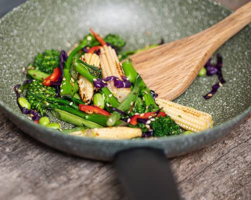 Non stick wok & induction wok and stir fry pans available from Prestige