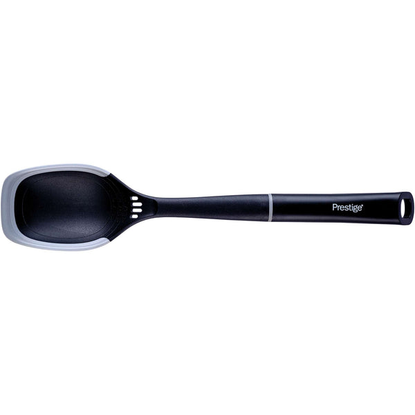 2-in-1 Kitchen Utensil - Solid Spoon with Silicone Edge