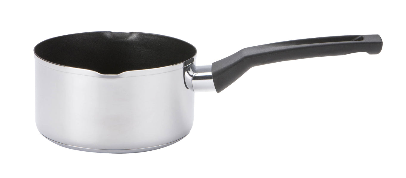 Cook & Strain: Stainless Steel Non-Stick Milk Pan