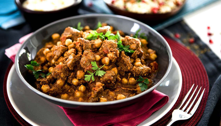 Lamb & Chickpea Tagine cooked in a Pressure Cooker