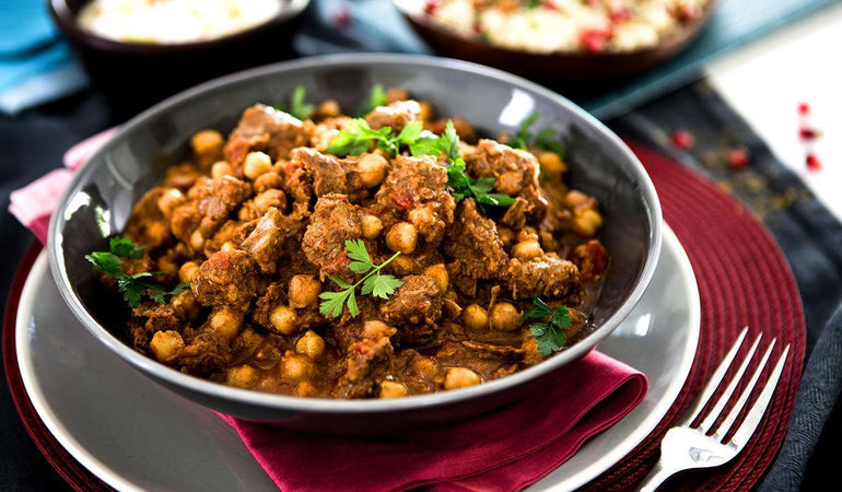 Pressure Cooker Lamb Chickpea Tagine Recipe