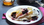 Pancakes with honey and whipped cream for pancake day