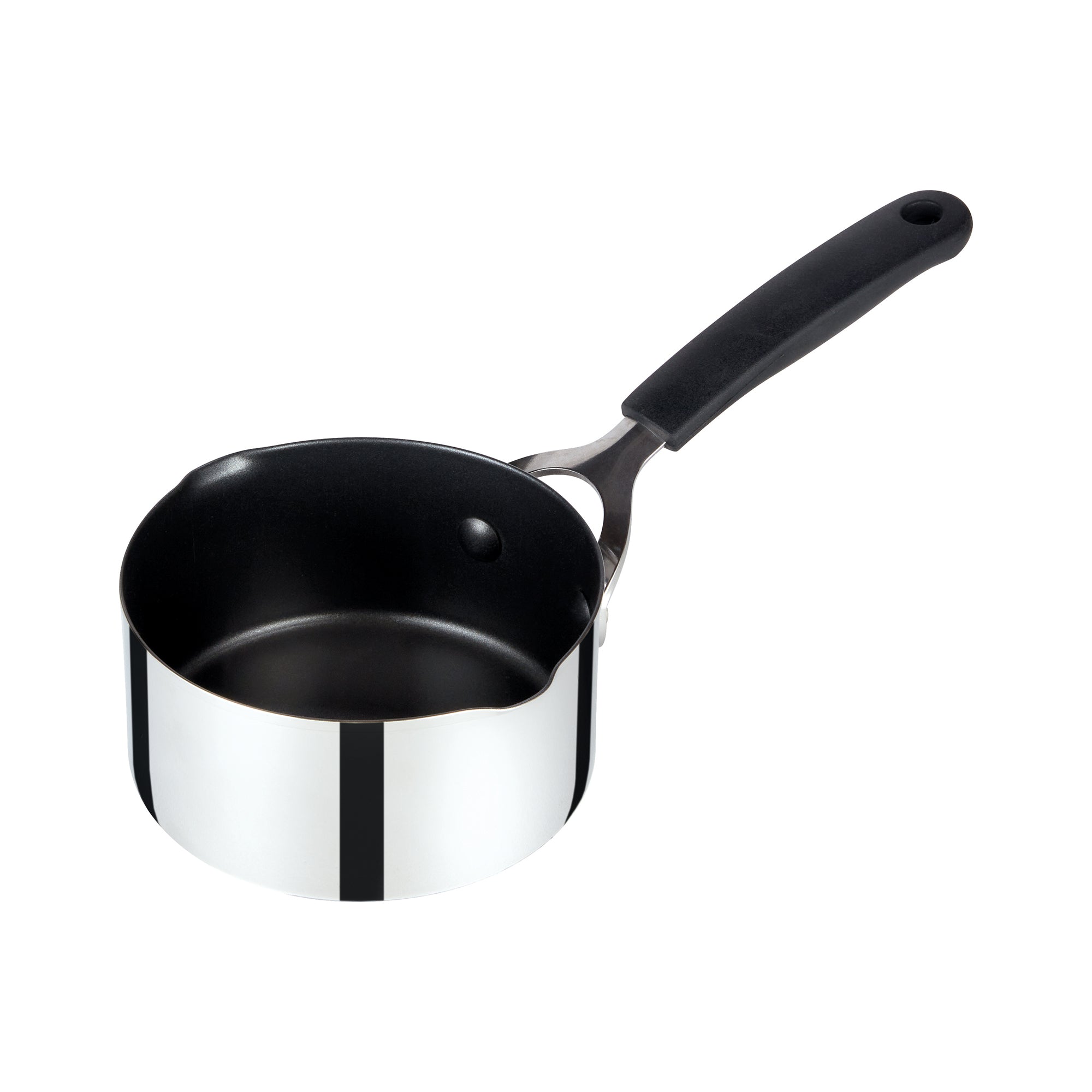 Made to Last Stainless Steel Non Stick Milk Pan 14cm 0.9L Prestige Cookware Prestige