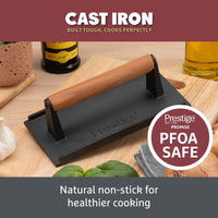 Cast Iron: Grill Burger Press Non-Stick