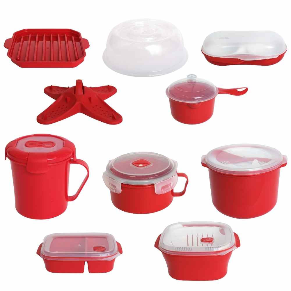 Good To Heat Microwave Cookware - Complete 10 Piece Set