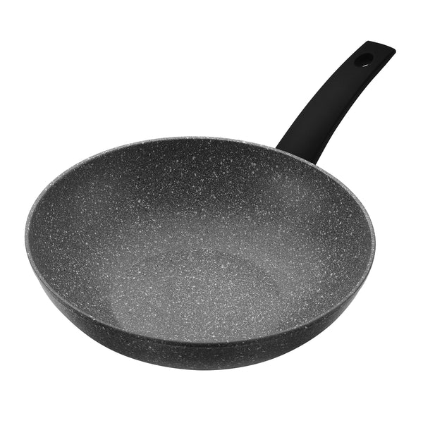 Eco Non-Stick Induction Wok - Grey - Large 28cm