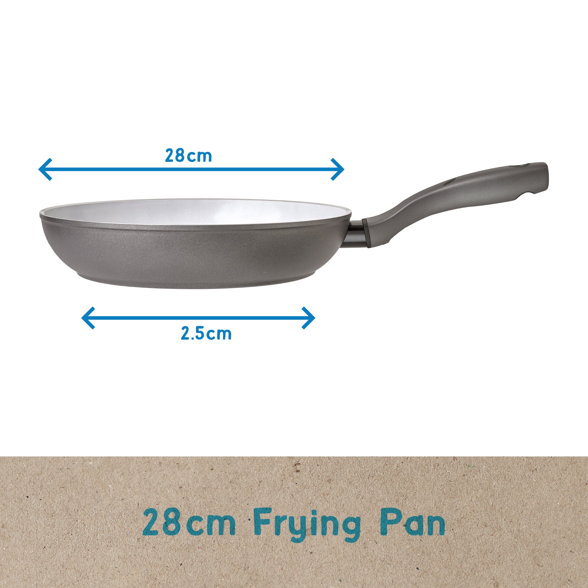 Earth Pan: Ceramic Non-Stick Frying Pan - Triple Pack