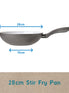 Earth Pan: Ceramic Non-Stick Stir Fry Wok - 28cm