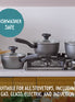Earth Pan: Ceramic Non-Stick Saucepan Set - 3 Piece