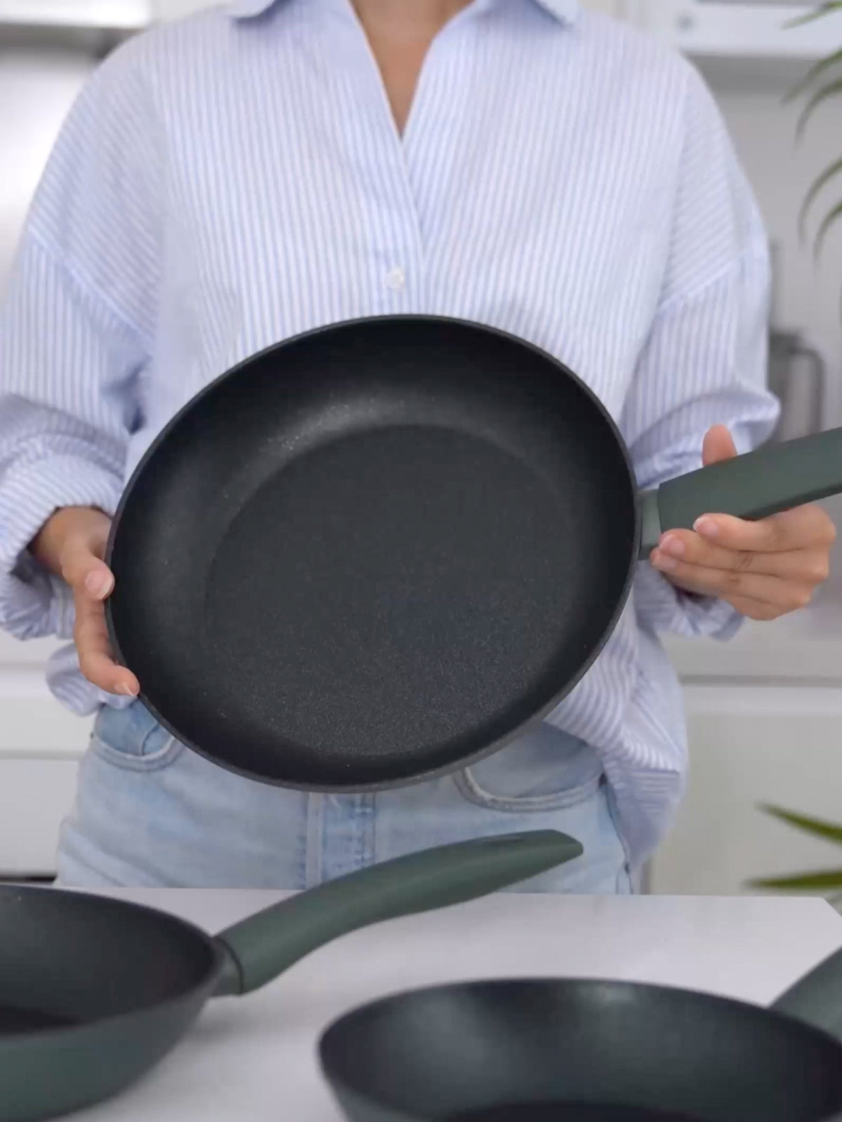 Earth Friendly: Non-Stick Induction Frying Pan - 3 Sizes