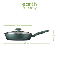 Earth Friendly Covered Saute Dimensions