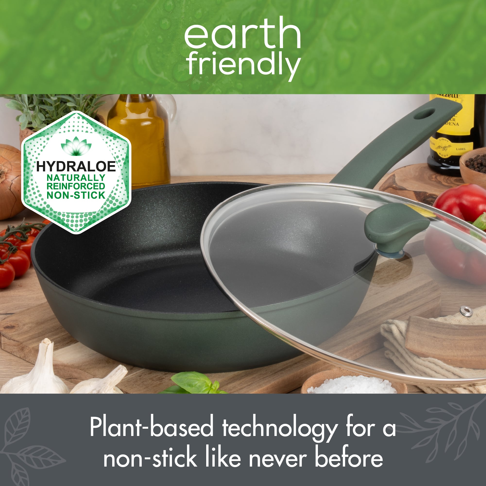 Earth Friendly 4 Piece Cookware & Utensil Set