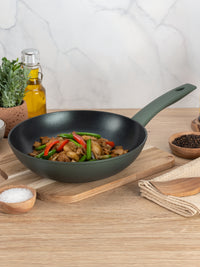 Earth Friendly: Non-Stick Induction Wok - 28cm