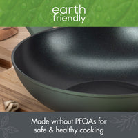 Earth Friendly Non-Stick 28cm Wok PFOA Safe