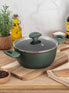 Earth Friendly: Non-Stick Induction Stockpot & Lid - 4.4L/24cm