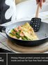 Disney Monochrome Mickey Mouse: Ceramic Non-Stick Wok & Helper Handle - 30cm