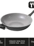 Disney Monochrome Mickey Mouse: Ceramic Non-Stick Wok & Helper Handle - 30cm