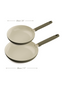 Ceramic Non-Stick Frying Pan Set - 2 Piece