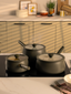 Ceramic Non-Stick Saucepan Set - 3 Piece
