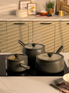 Ceramic Non-Stick Saucepan Set - 3 Piece