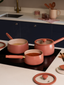 Ceramic Non-Stick Saucepan Set - 3 Piece