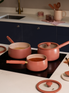 Ceramic Non-Stick Saucepan Set - 3 Piece