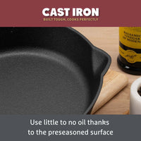 Cast Iron: Frying Pan With Dual Handle - 26cm