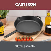 Cast Iron: Frying Pan With Dual Handle - 26cm