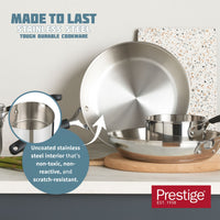 Made to Last: Stainless Steel Frying Pan Set