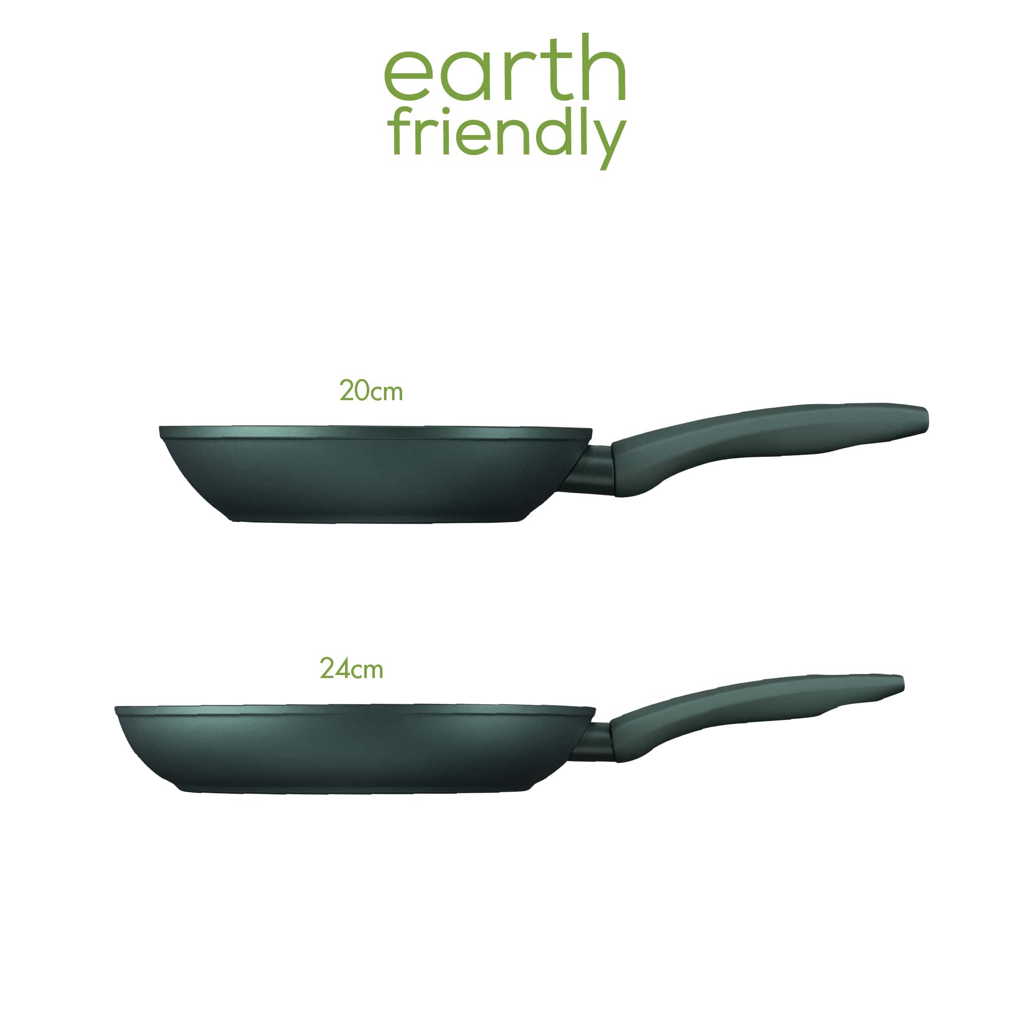 Earth Friendly 2 Piece Pan Set Dimensions