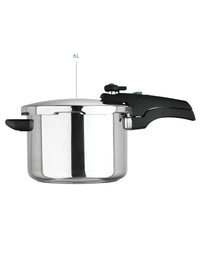 Smart Plus Induction Pressure Cooker in Stainless Steel - 4 & 6 Litre
