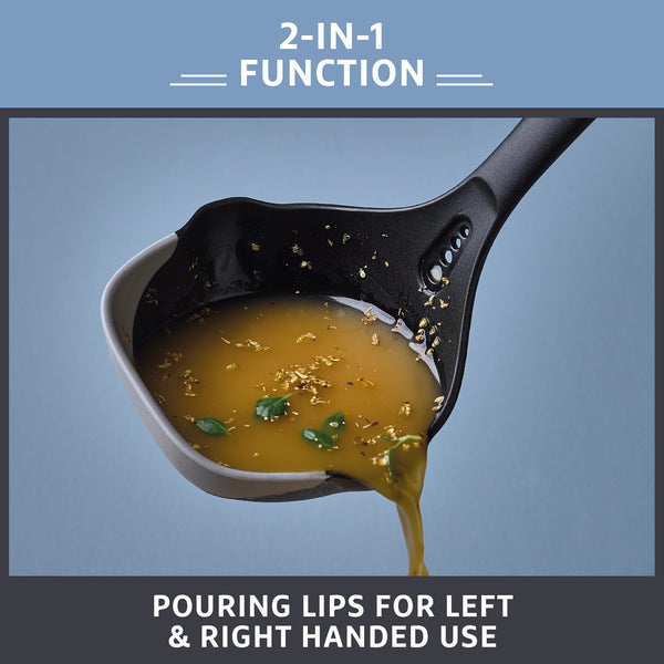 What is the function outlet of ladle