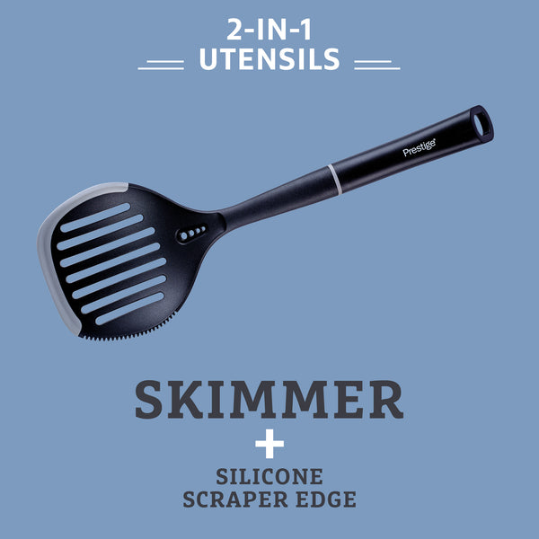 2in1 Kitchen Utensil Skimmer & Silicone Edge Prestige