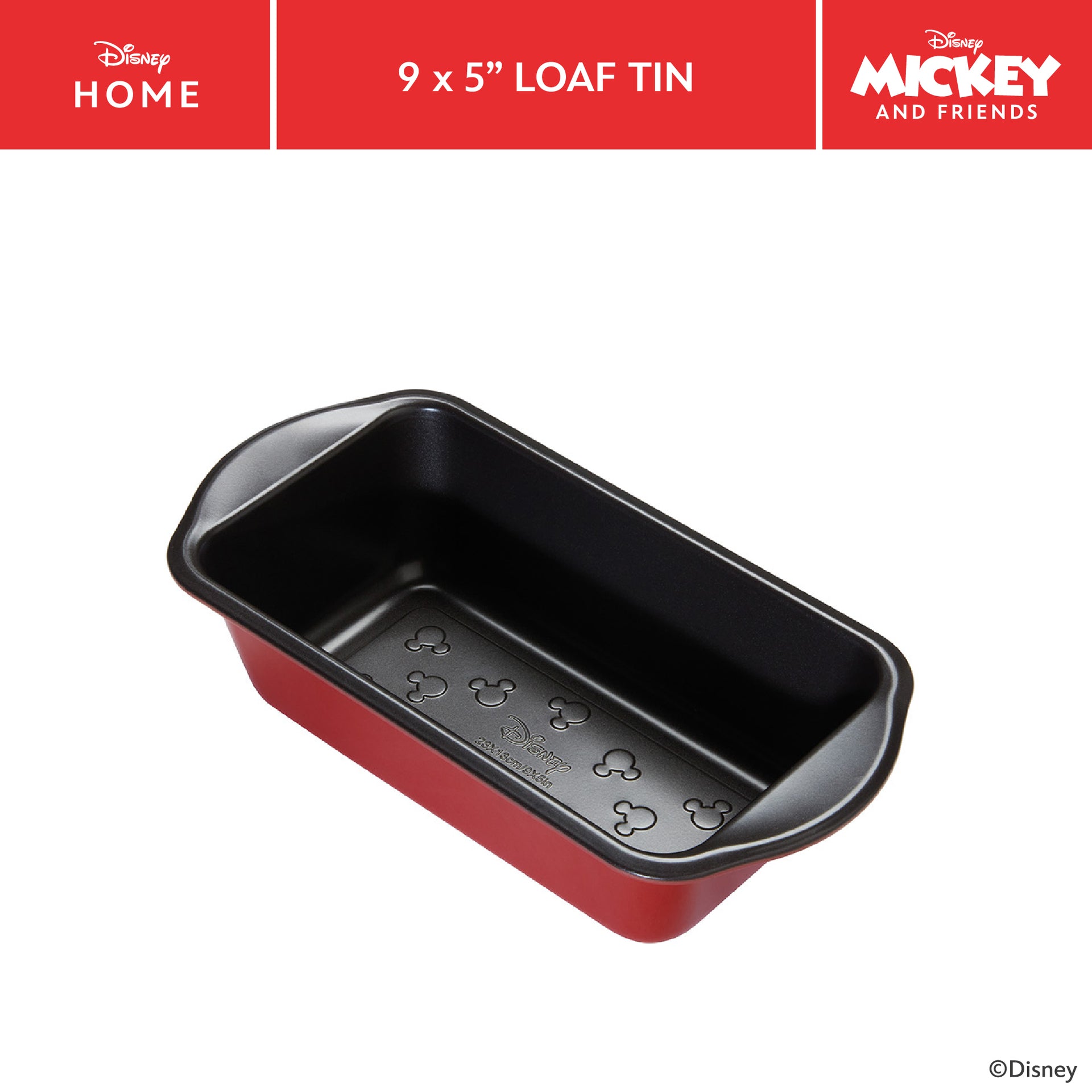 Disney Bake Mickey Non Stick Loaf Tin 23cm x 13cm