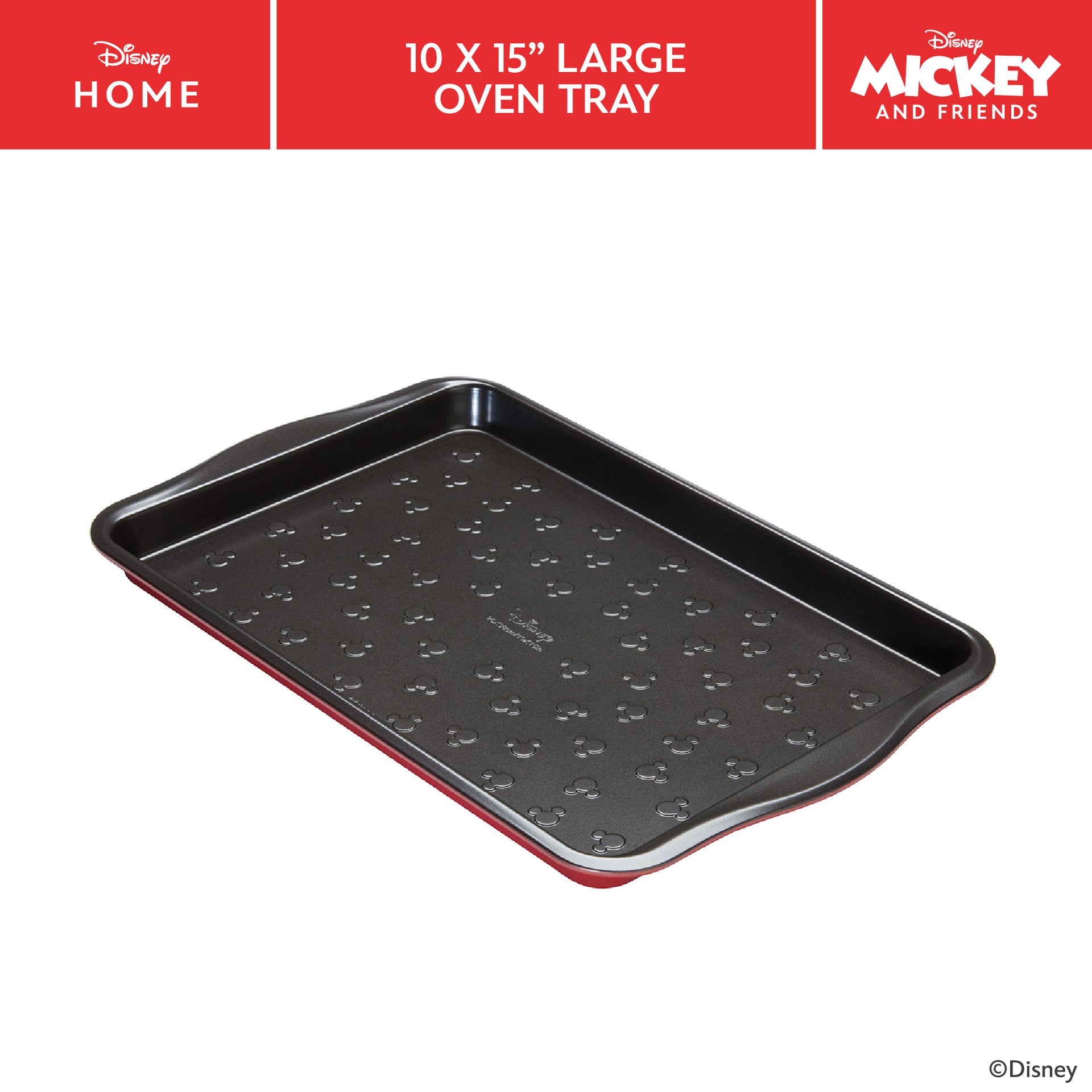 Disney Bake Mickey Large Non Stick Oven Tray 25cm x 38cm