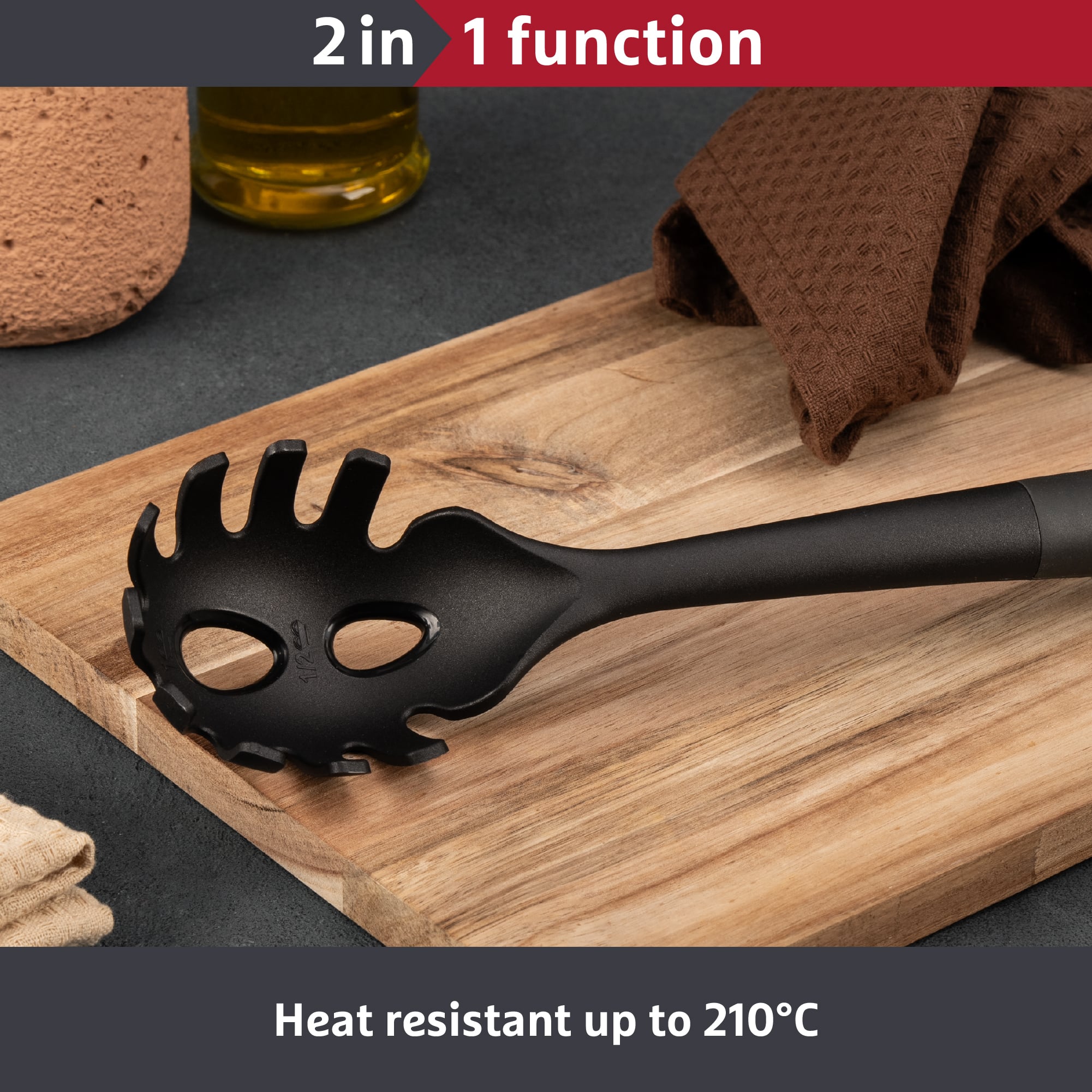 Prestige 2-in-1 Kitchen Tools - Spaghetti Server Heat Resistant