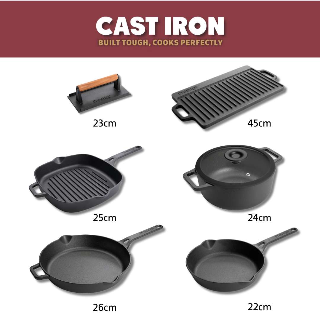 Cast Iron: Complete Pan Set - 6 Pieces