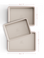 Ceramic Oven Tray Set - 3 Piece