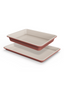 Ceramic Oven Tray & Roasting Tin Set - 2 Piece