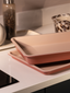 Ceramic Oven Tray & Roasting Tin Set - 2 Piece