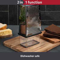 Prestige 2-in-1 Kitchen Tools Grater and Box Dishwasher Safe