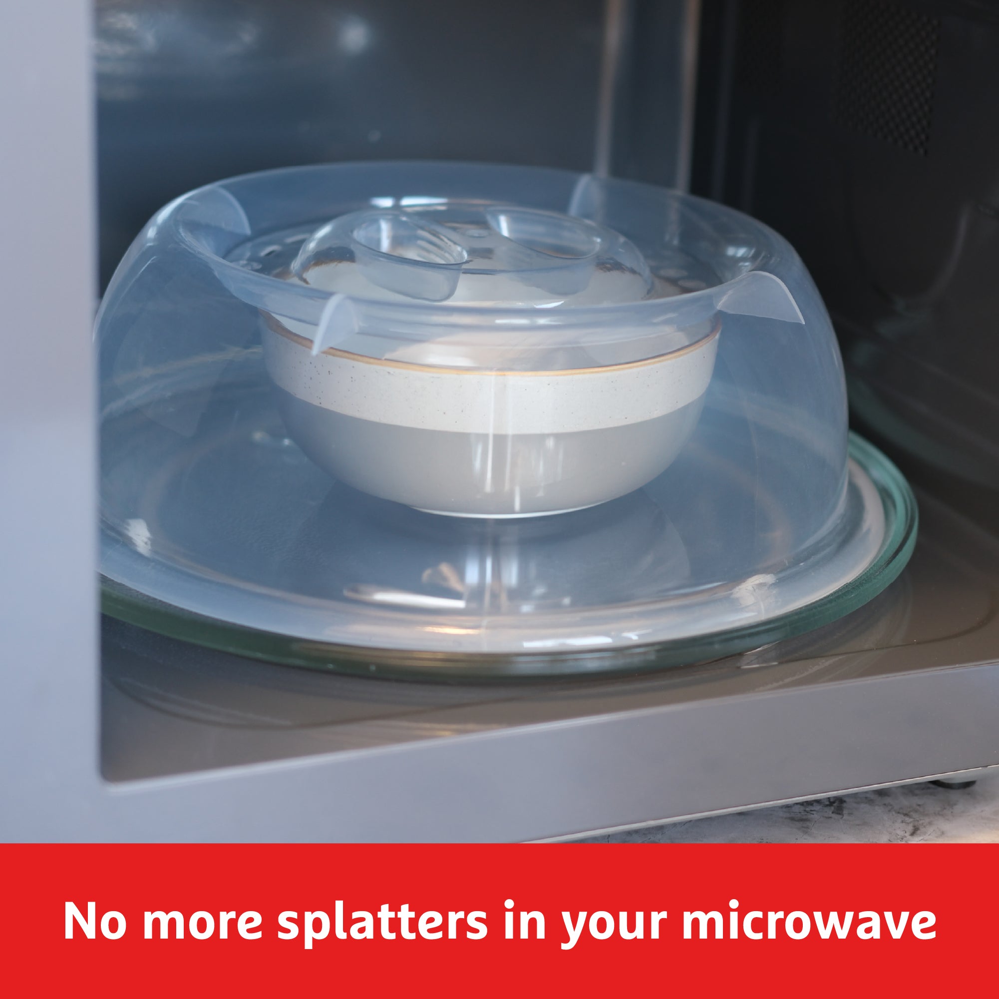 Good To Heat: Microwave Plate Cover – BPA-Free & Splatter-Proof Lid