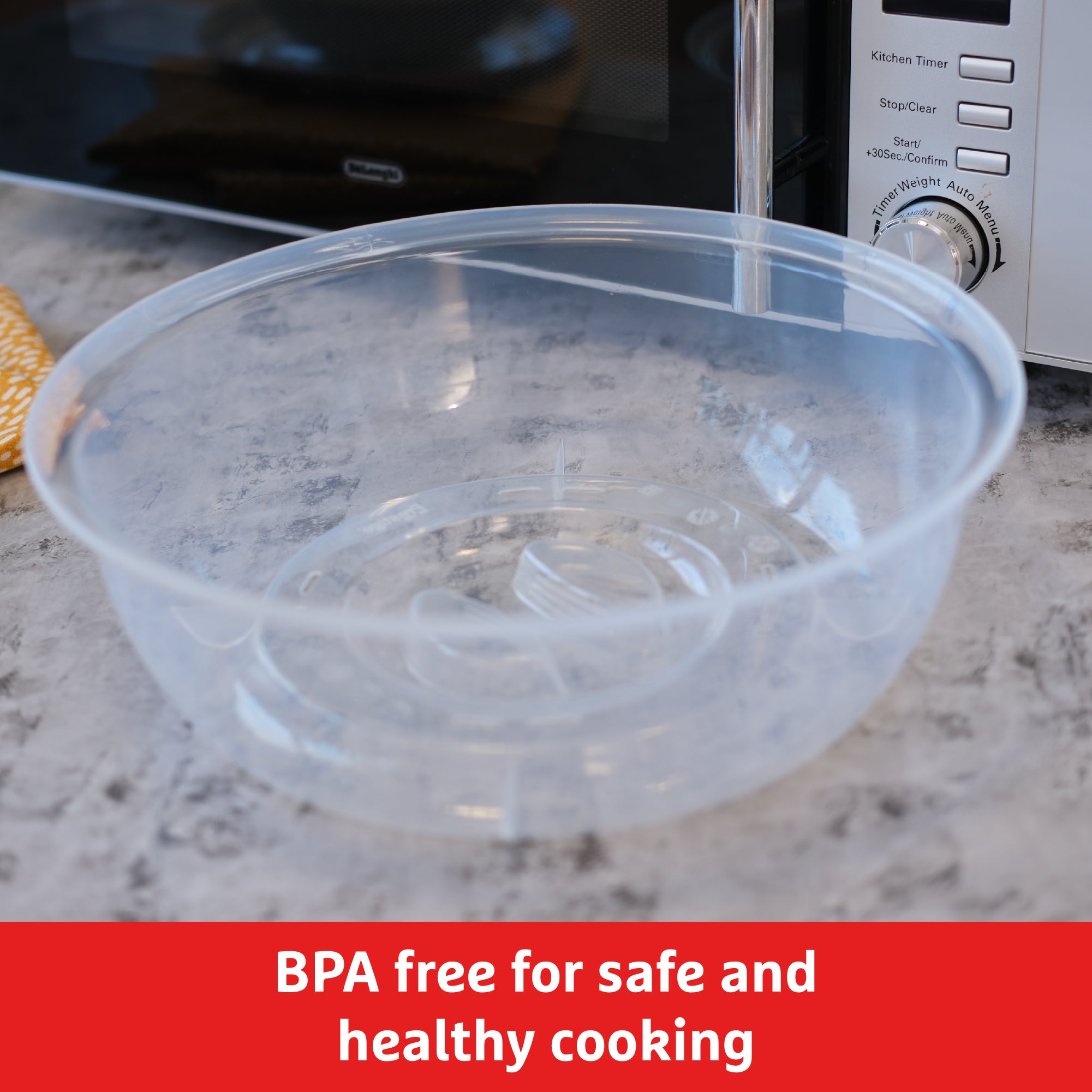 Good To Heat: Microwave Plate Cover – BPA-Free & Splatter-Proof Lid