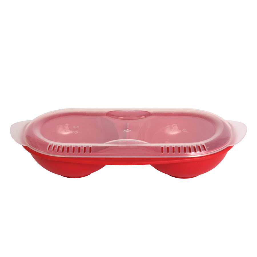 Good To Heat Microwave Egg Poacher – BPA-Free - 2 Egg Cooker