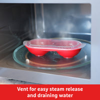 Good To Heat Microwave Egg Poacher – BPA-Free - 2 Egg Cooker