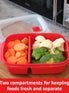 Good To Heat Divided Microwave Container – BPA-Free - 1.3L